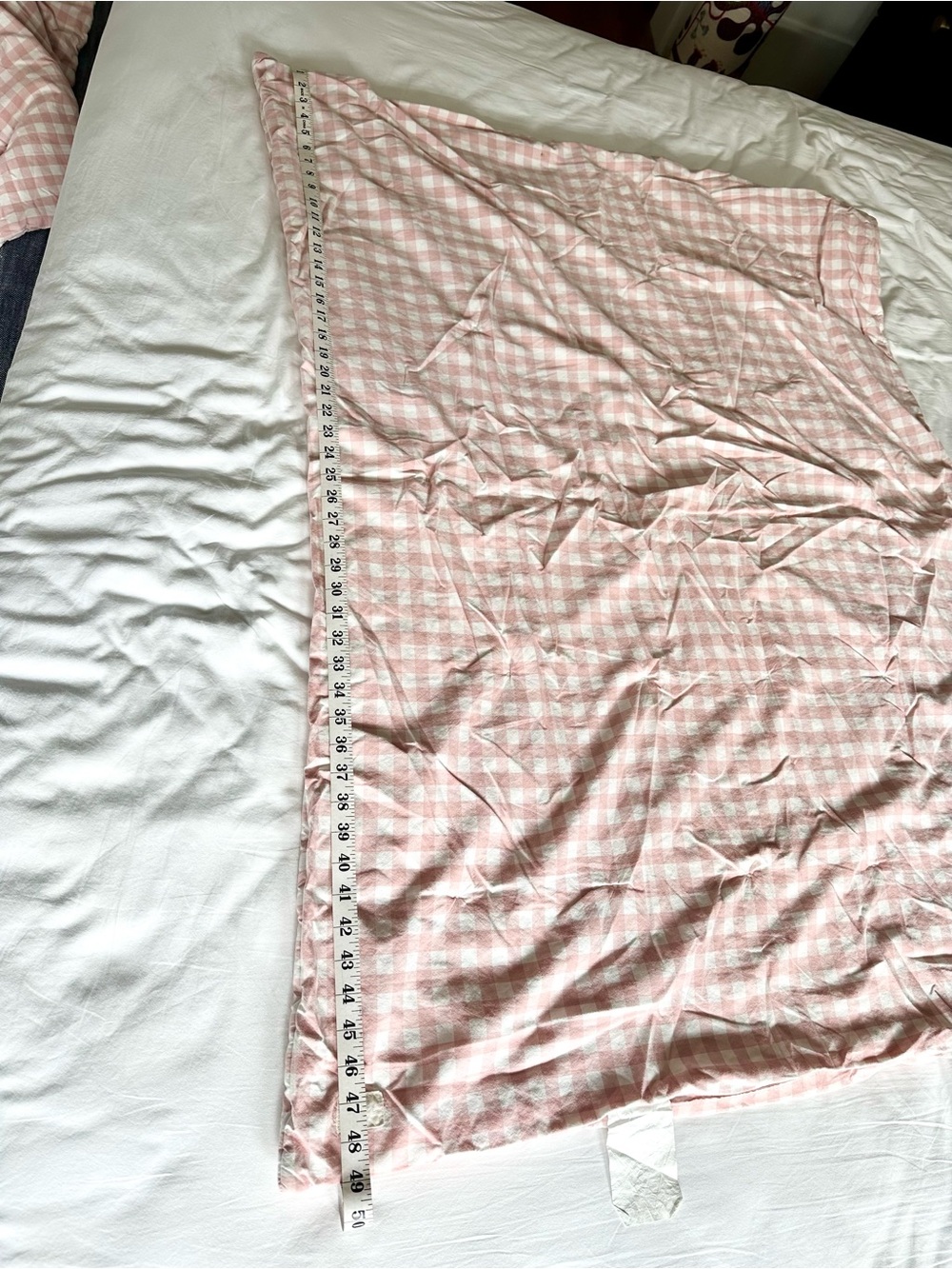 Set of 2 Pehr Check Mate Toddler Blanket - Pink & White Gingham - Picture 5 of 10